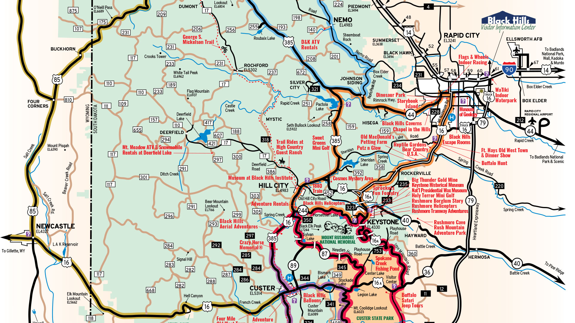 Black Hills Maps